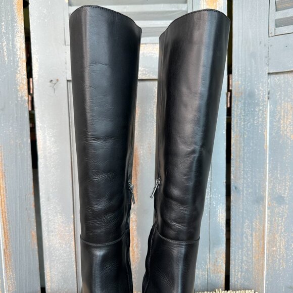 Madewell The Francie Tall Boot True Black Sz 9 NWOB - Picture 6 of 16